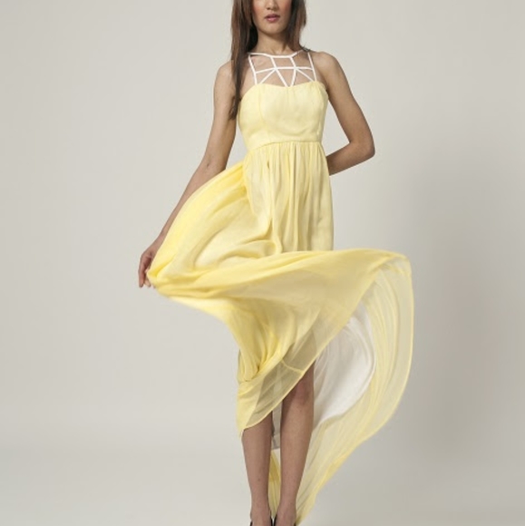 Yellow ombre maxi summer maxi - Picture 2 of 2